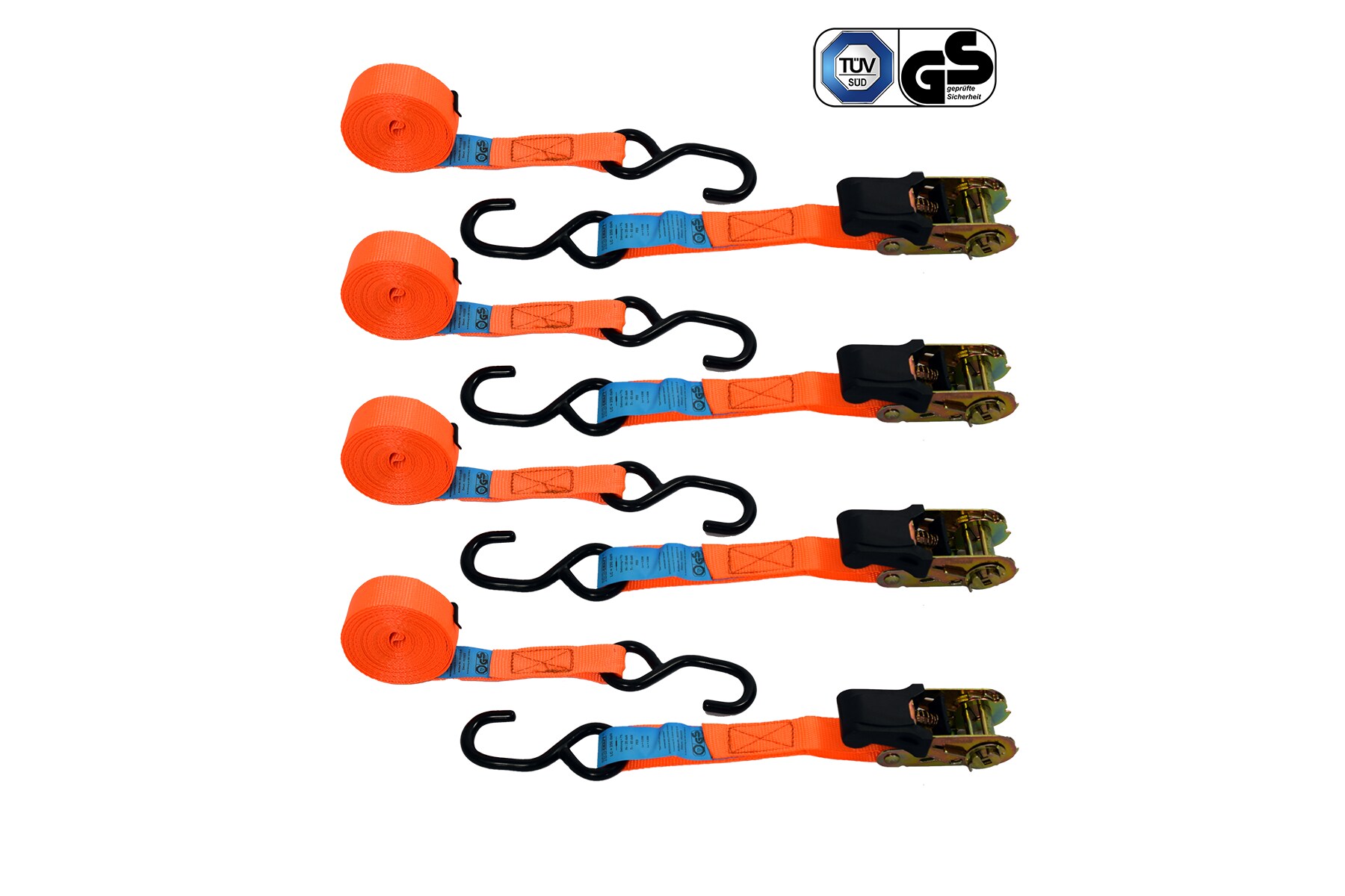 TECH-CRAFT® Spanngurt-Set 8tlg.
