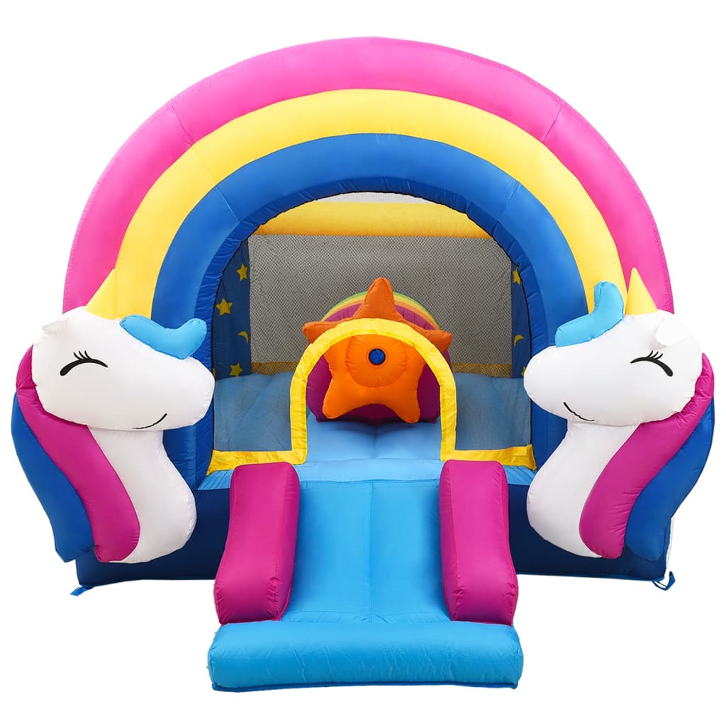 Castelo inflável Happy Hop Unicorn 335 x 265 x 215 cm