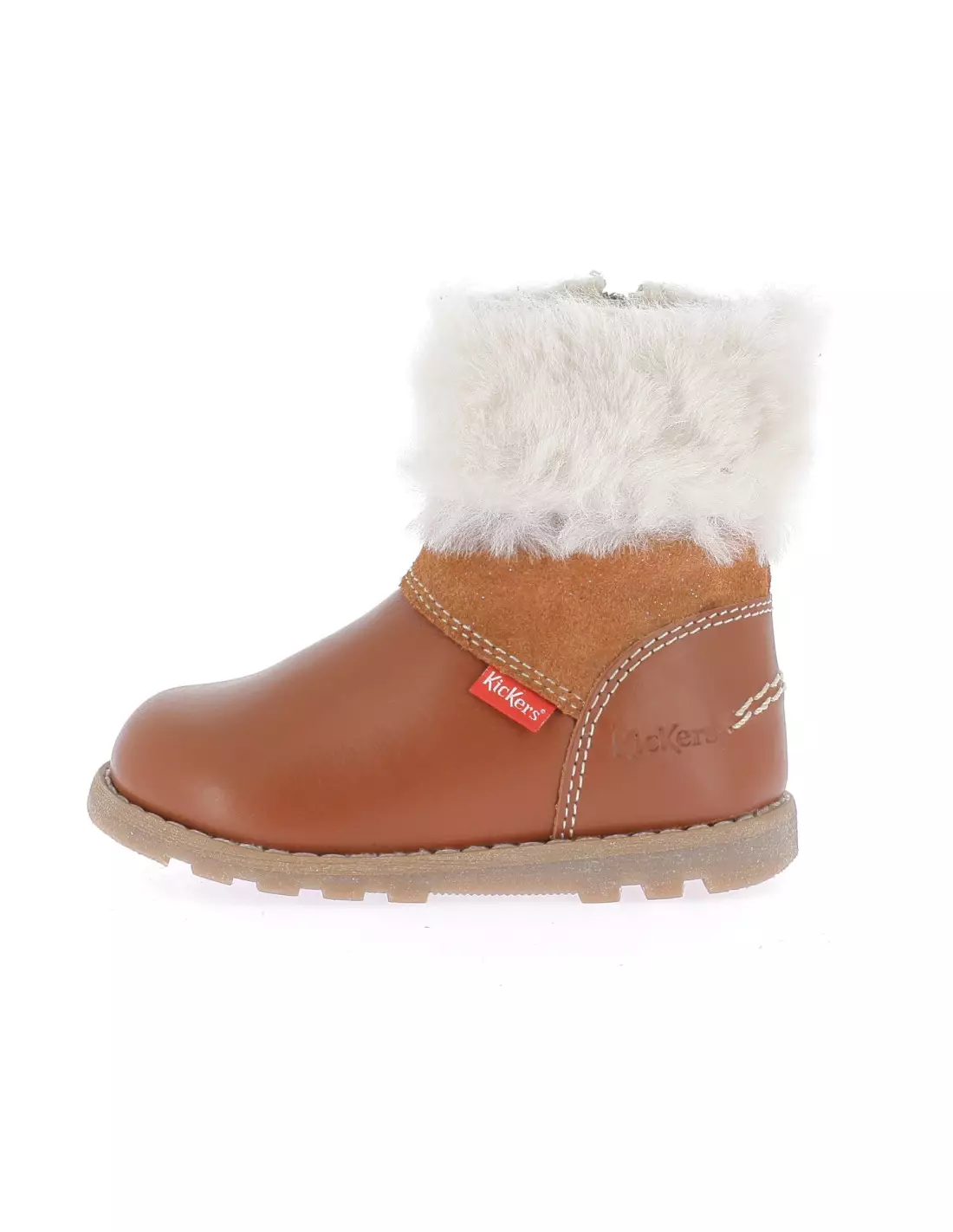 KICKERS NONOFUR - Boots & bottines Camelbrillant