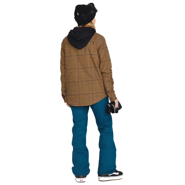 Chemise VOLCOM HOODED FLANNEL JKT CARAMEL
