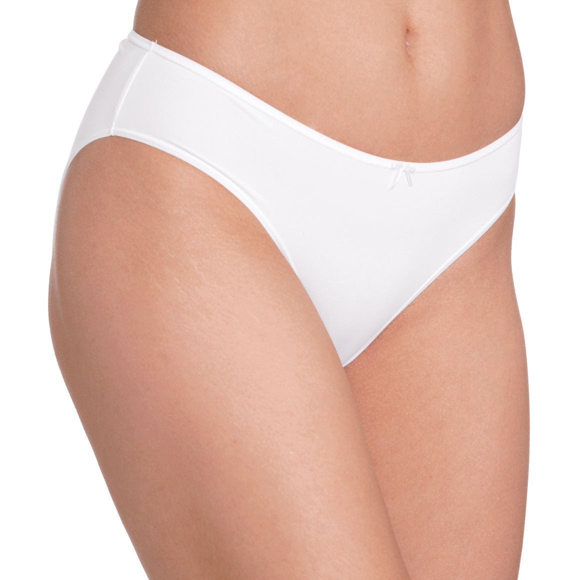 Gina Benotti 3 Damen Slips im Basic-Look weiss