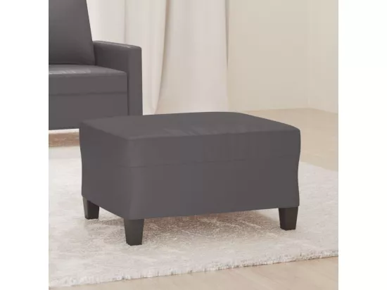 Repose-pied Gris 70x55x41 cm Similicuir