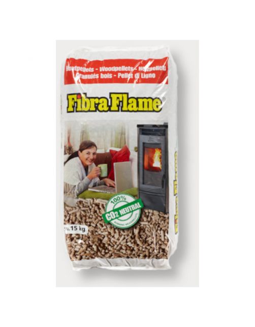 Fibraflame Houtpellets - Kachelaccessoires - 15 kg
