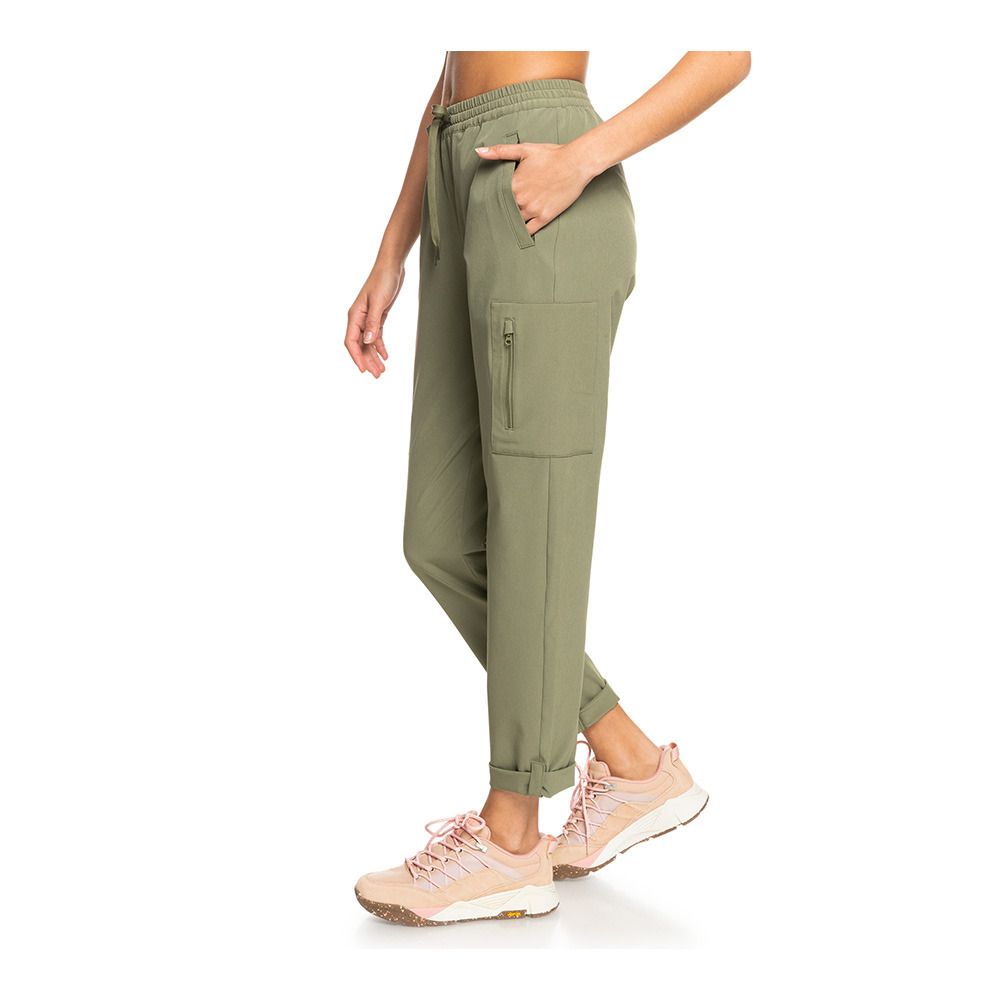 Roxy READY TO HIKE - Pantalon Femme deep lichen green