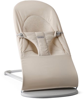 BabyBjörn Balance Soft Vippestol Woven/jersey, Lys beige