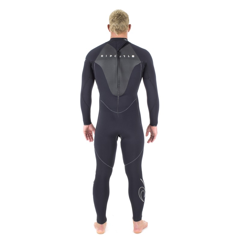 Combinaison Rip Curl Flashbomb 5/3 Back Zip 2017 Black - The Corner Shop