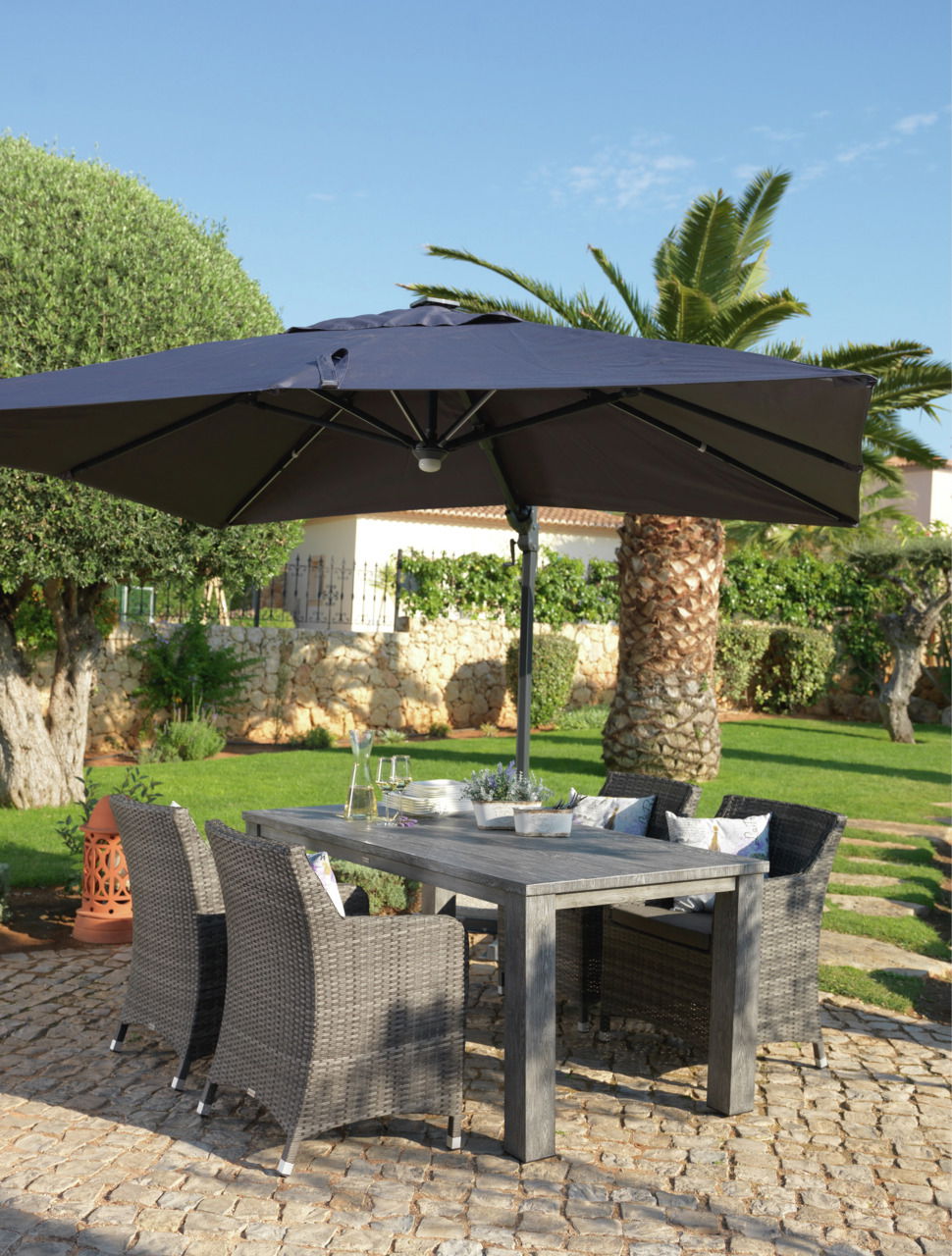 Ambia Garden Ampelschirm SUN DELUXE