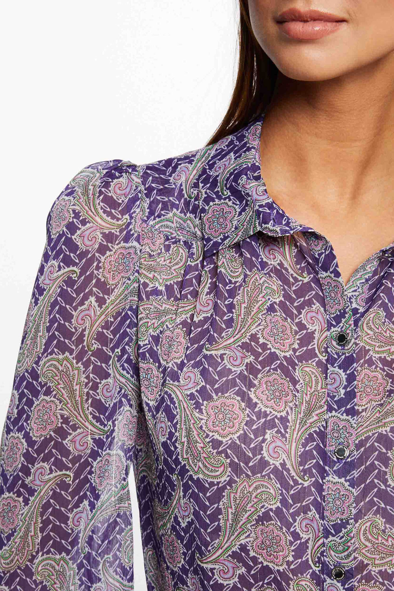 Camiseta mangá com estampa ampla - Estampa branca