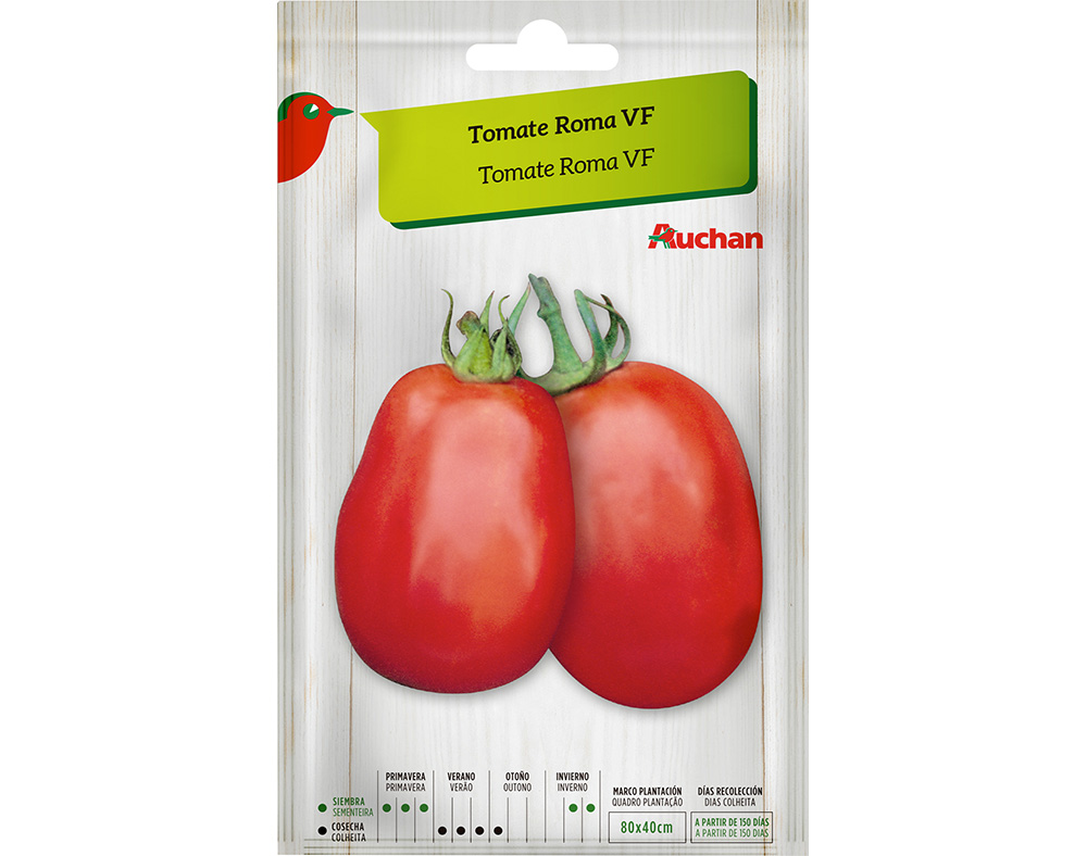 SEMENTE AUCHAN TOMATE ROMA
