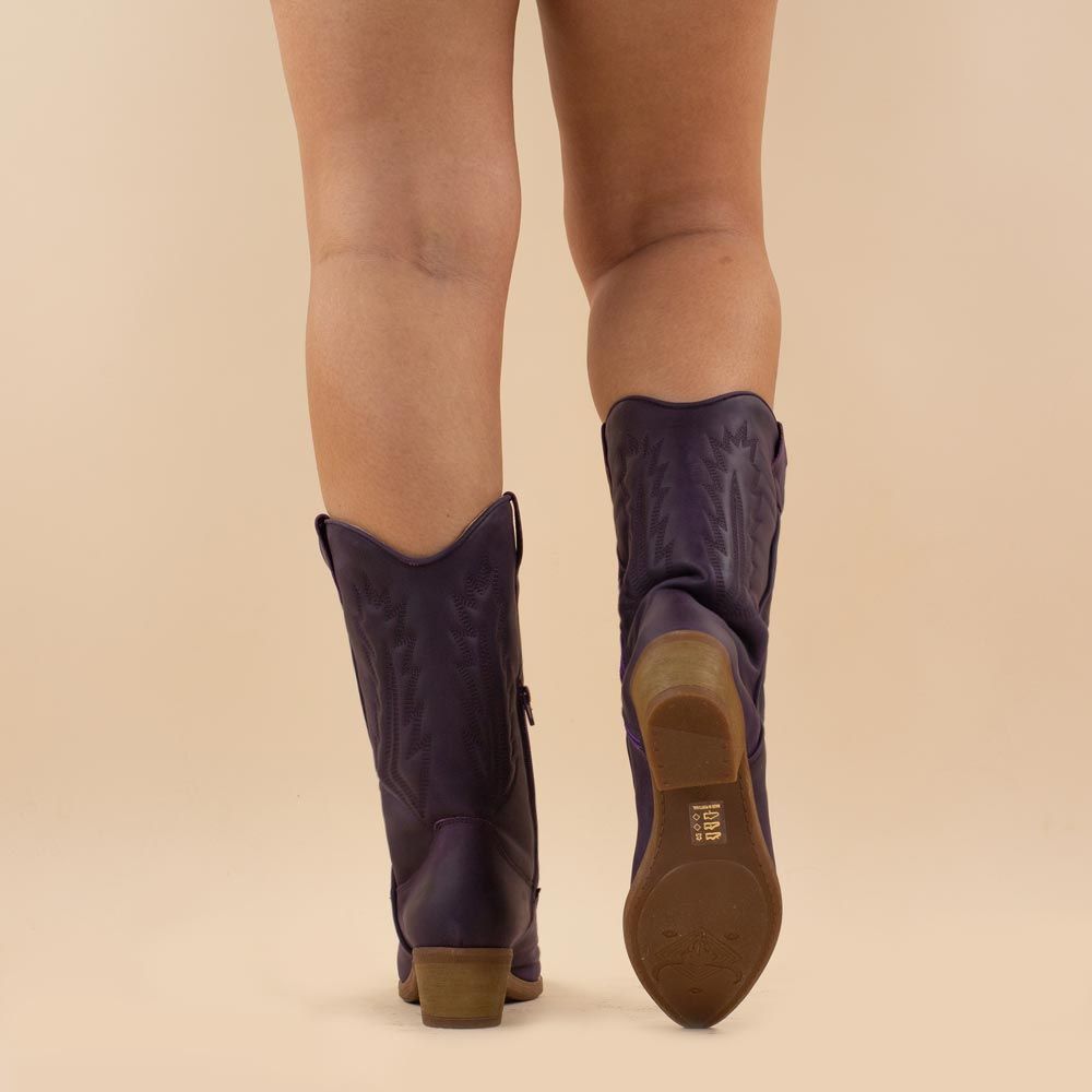 La Pintura cowboyboots Varsy Paars