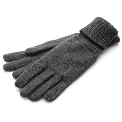 Damen-Strickhandschuh, Anthrazit