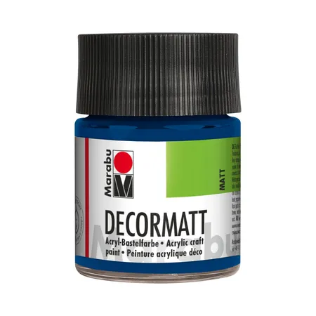 Marabu Decormatt Acryl Dunkelblau, 50ml