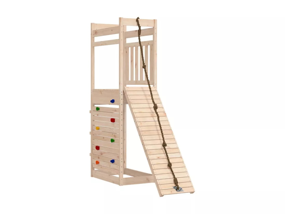 Aire de jeux d'extérieur bois de pin massif