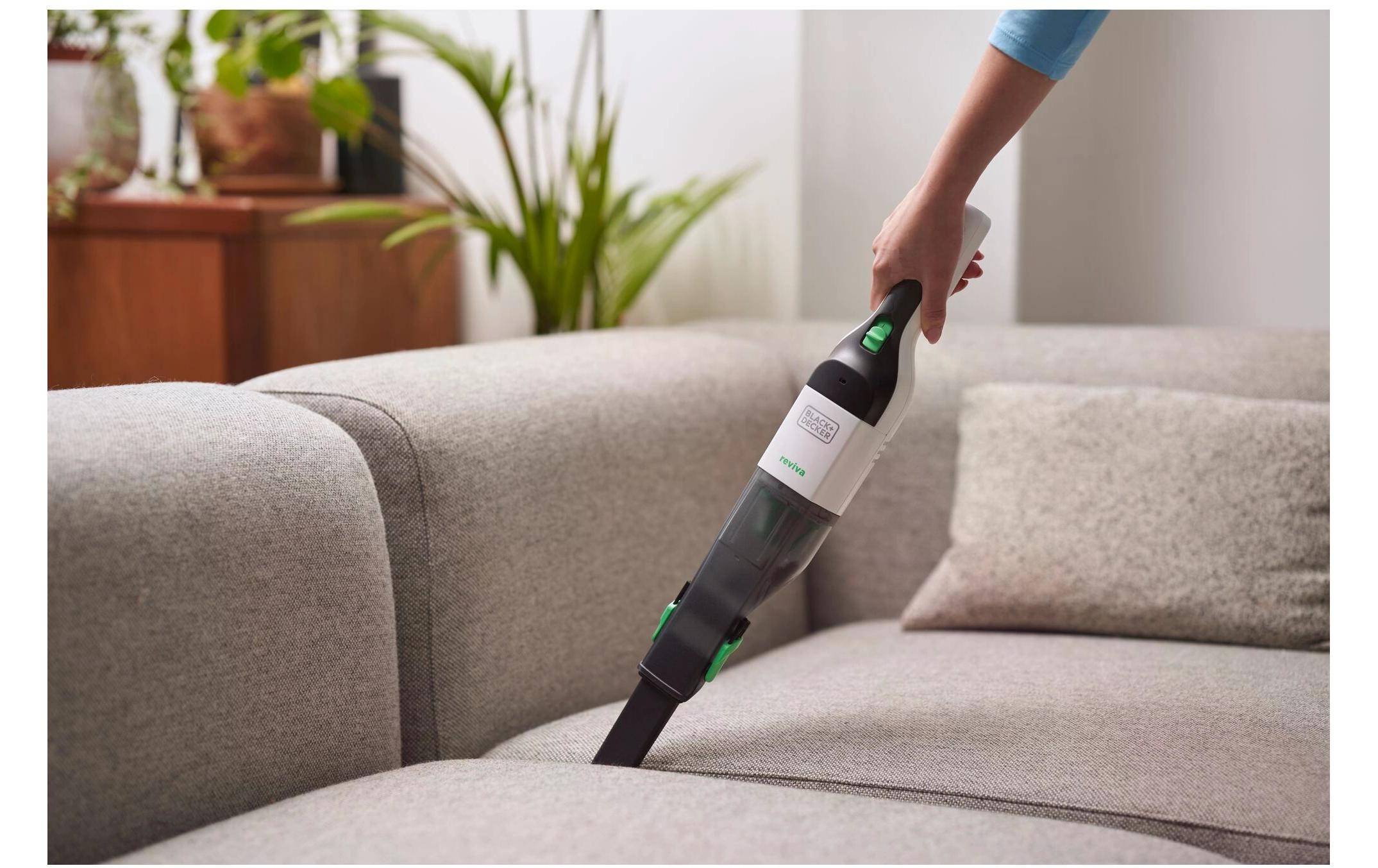 Black + Decker Akku-Handstaubsauger »REVHV8C-QW Schwarz/Weiss«