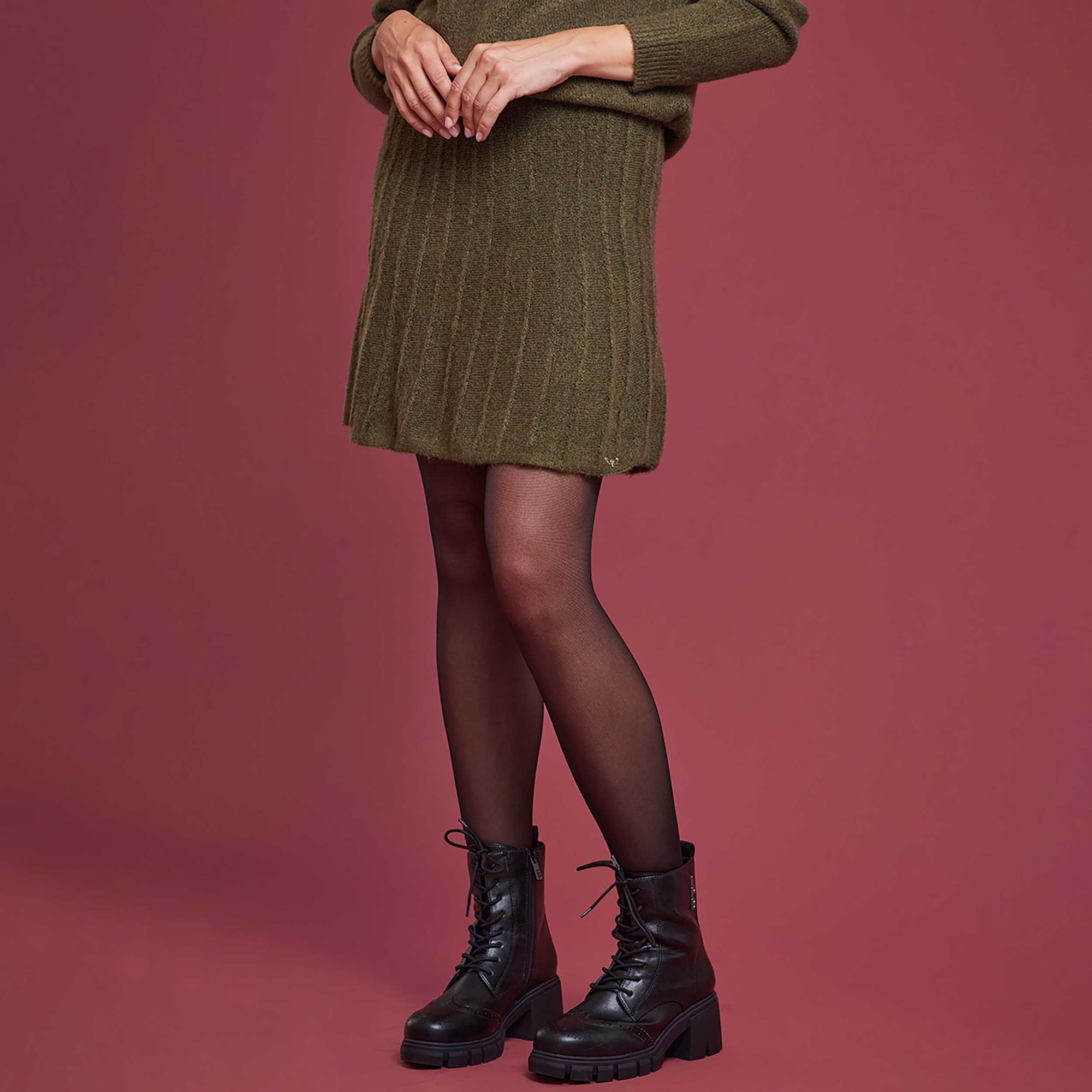 Jupe Femme kaki
