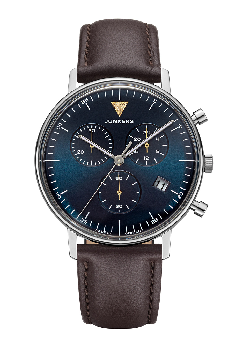 Junkers Bauhaus Chronograph Blau 9.12.01.12