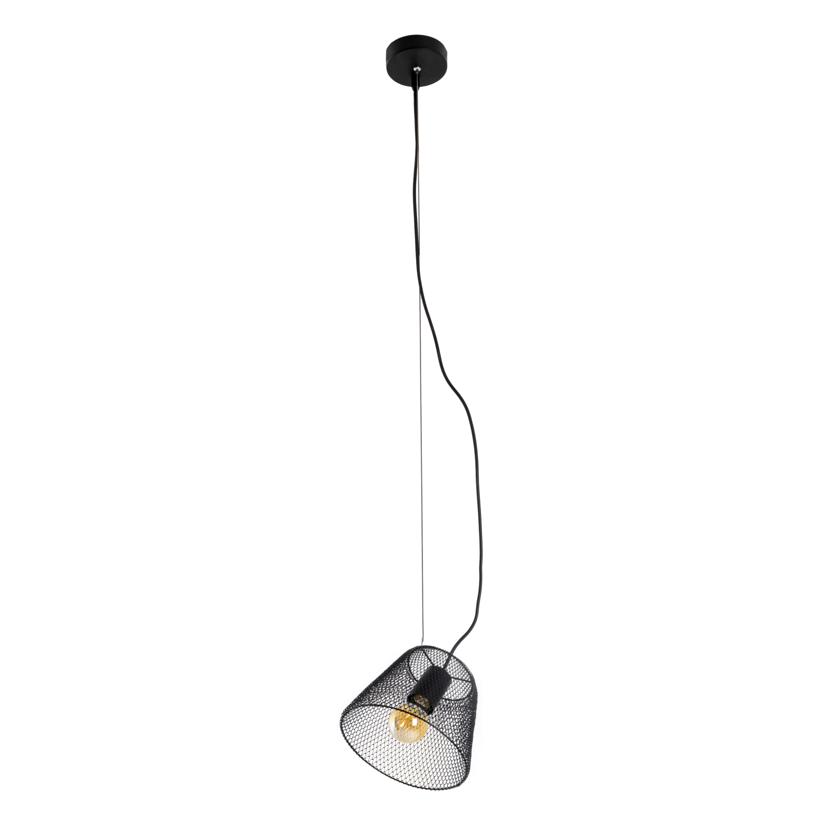 Pendelleuchte KORIE - schwarz - 120 cm