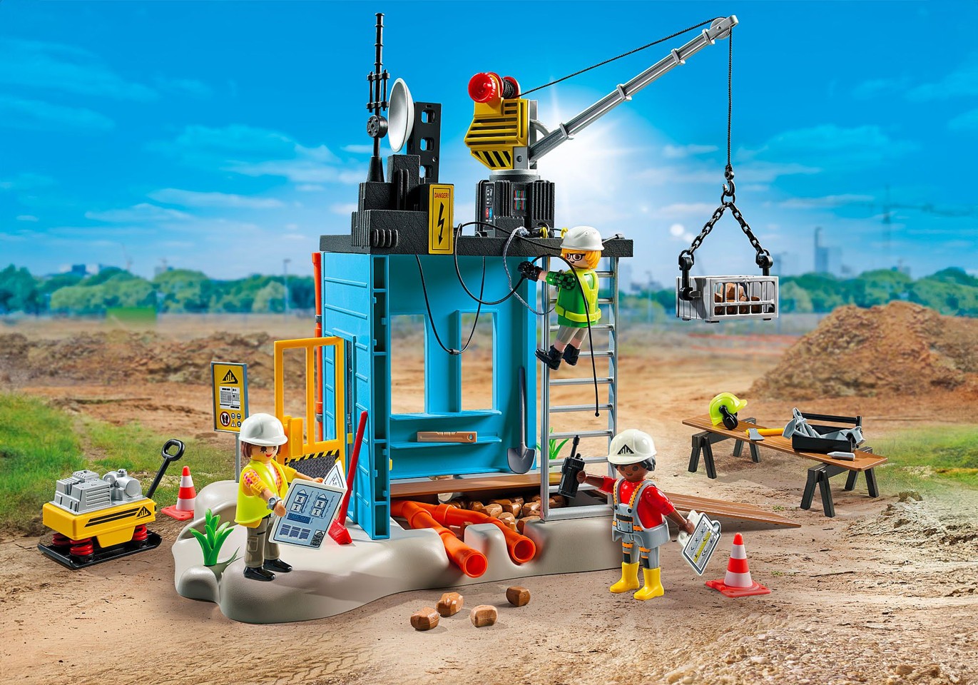 Playmobil - Construction site (71650)