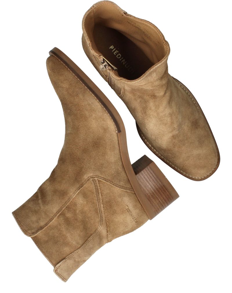 Piedi Nudi Zuma Enkellaarsjes Cognac Dames