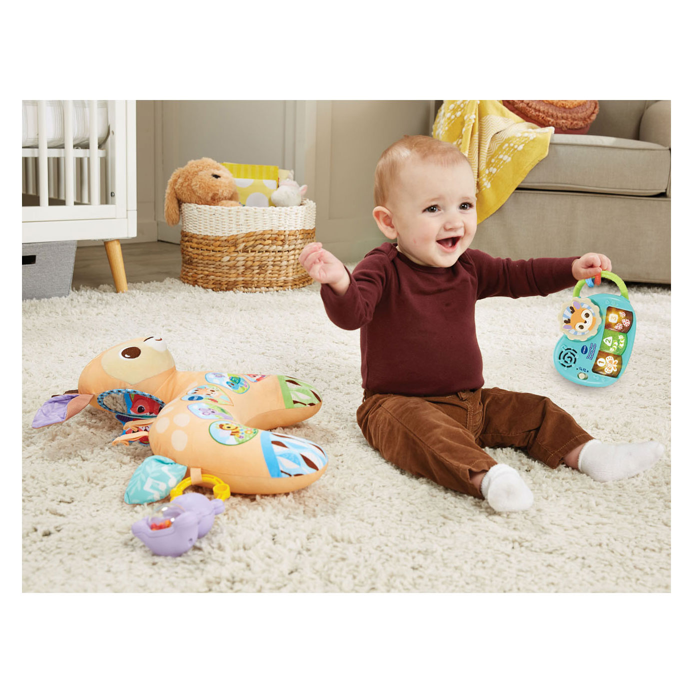 VTech Dierenvriendjes Tummy Time Knuffelhertje