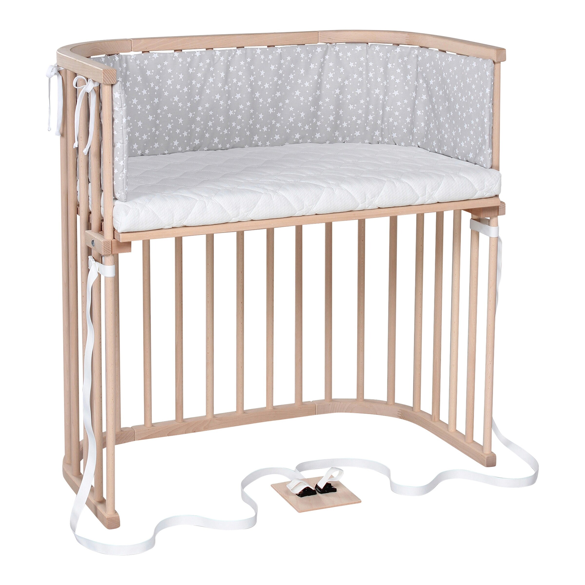 babybay® Beistellbett Boxspring 89x51 cm natur