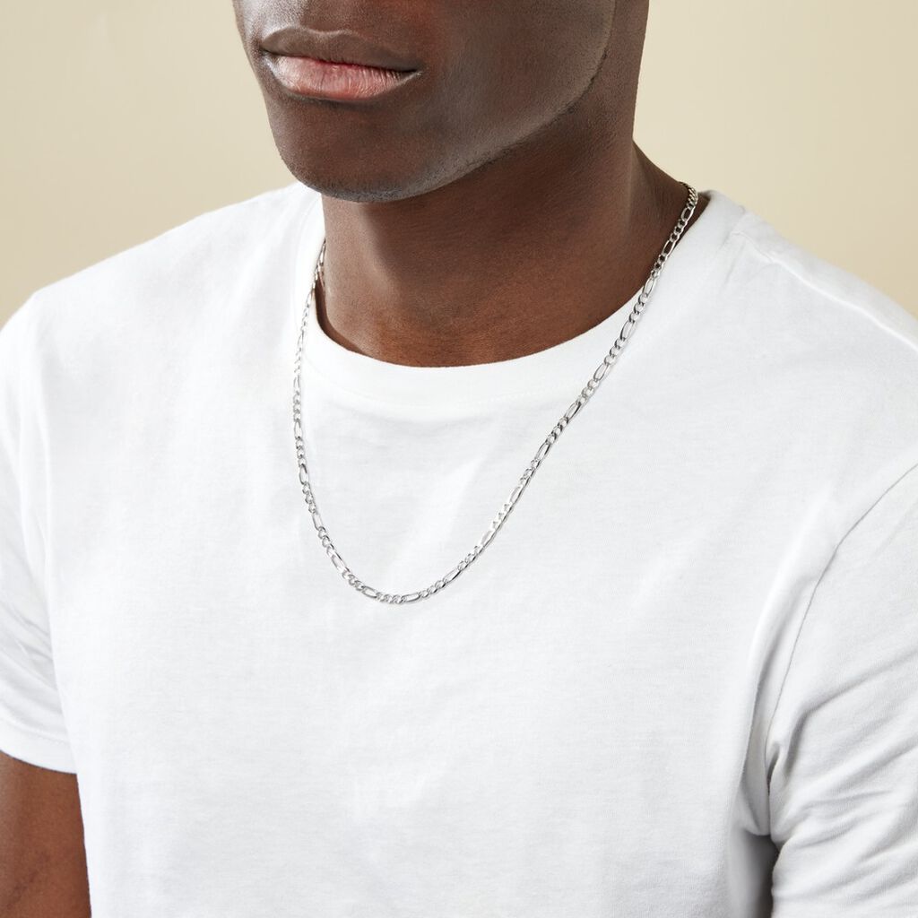 Collier Vivian Argent Blanc