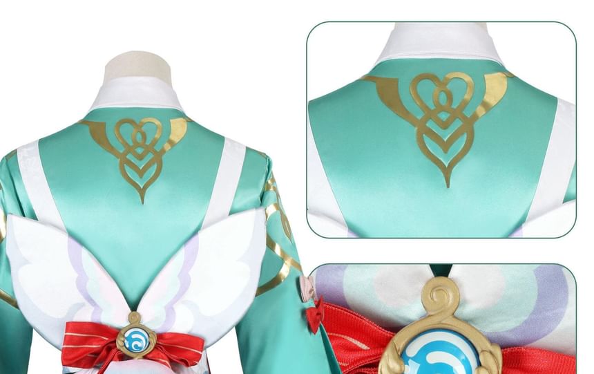 Bloomsoon - Genshin Impact Sigewinne Cosplay Kostuumset