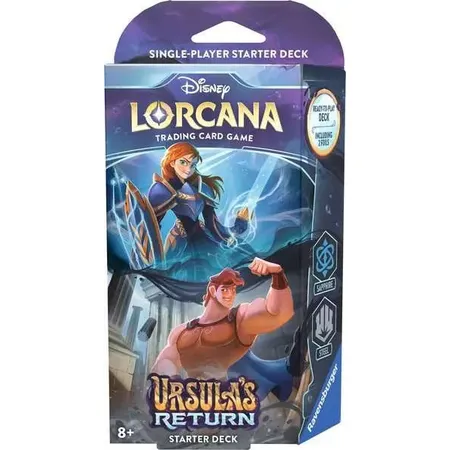 Ravensburger Disney Lorcana: Ursula's Return - Starter Deck Sapphire and Steel (Englisch)