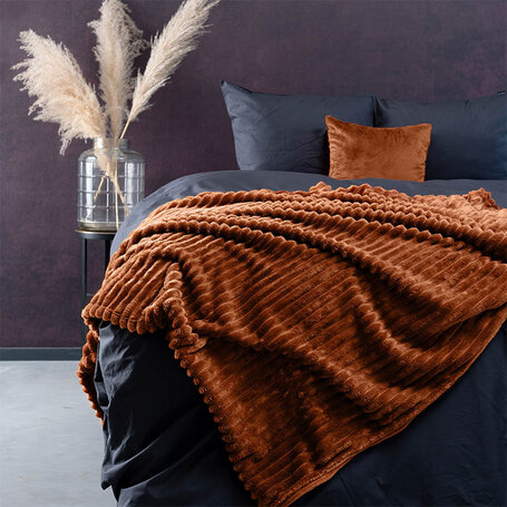 Plaid Teddy Rib - Bruin