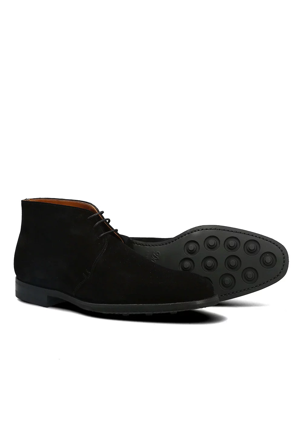 CHUKKA AYR R CUIR VELOURS NOIR