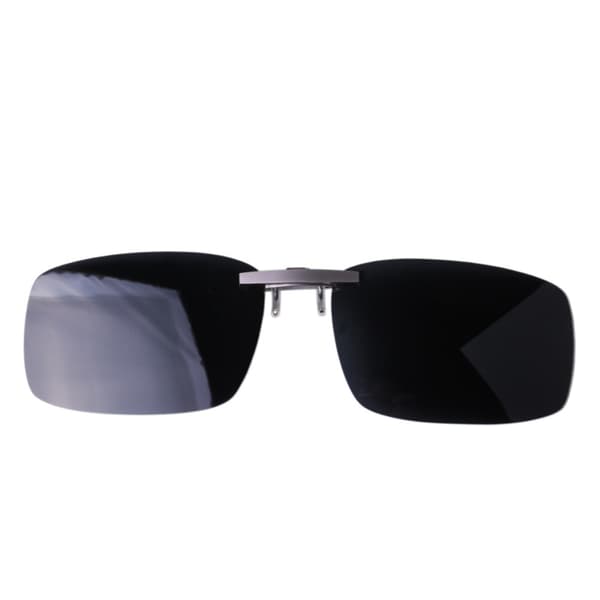 Clip-on-solbriller med UV400-beskyttelse og svart linsefarge - Large