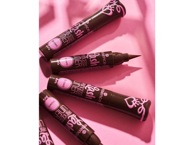 essence Eyeliner Lash Princess brown 01 brown Präziser Eyeliner für intensive Lidstriche
