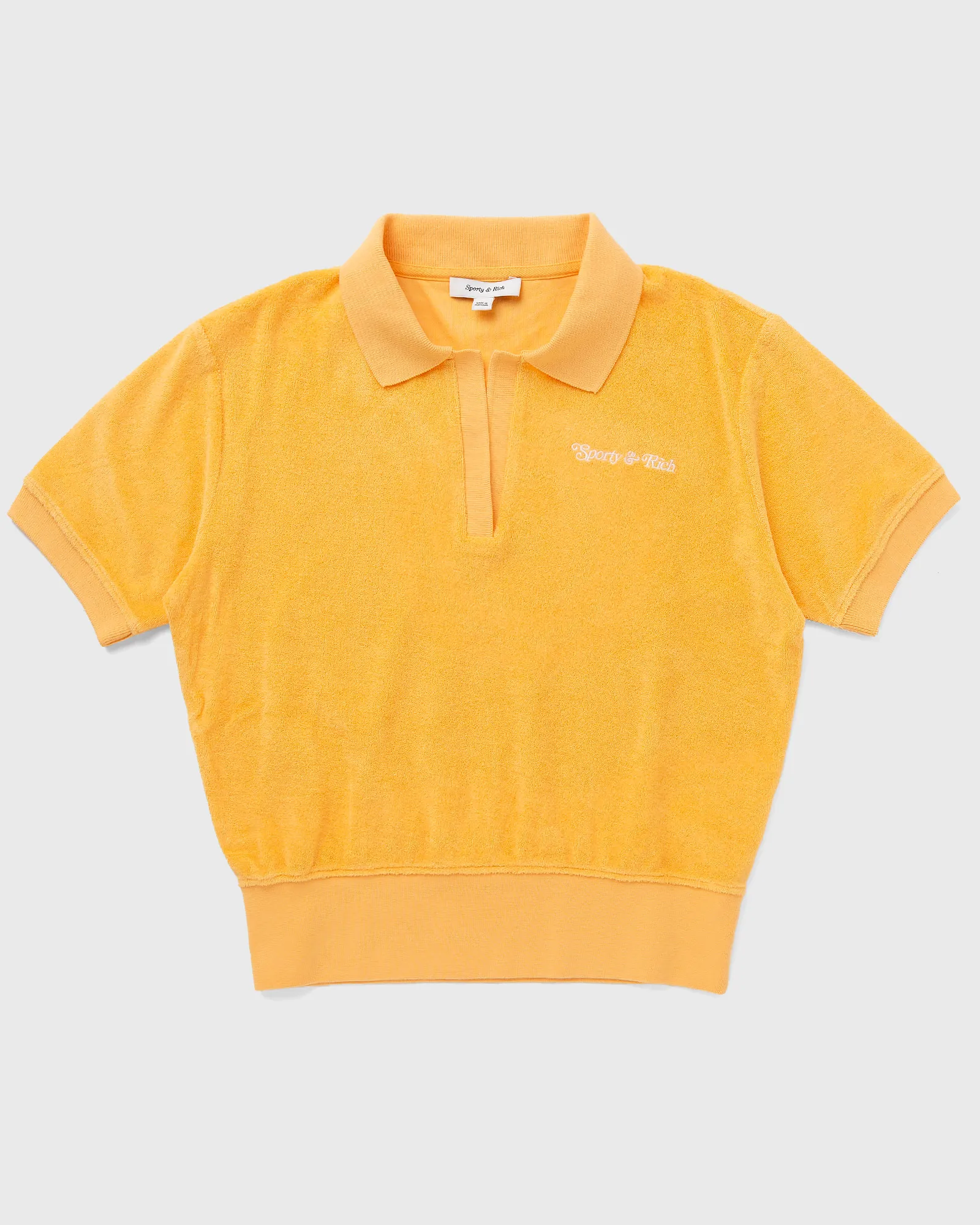Sporty & Rich New York Tennis Club Terry Ss Polo
