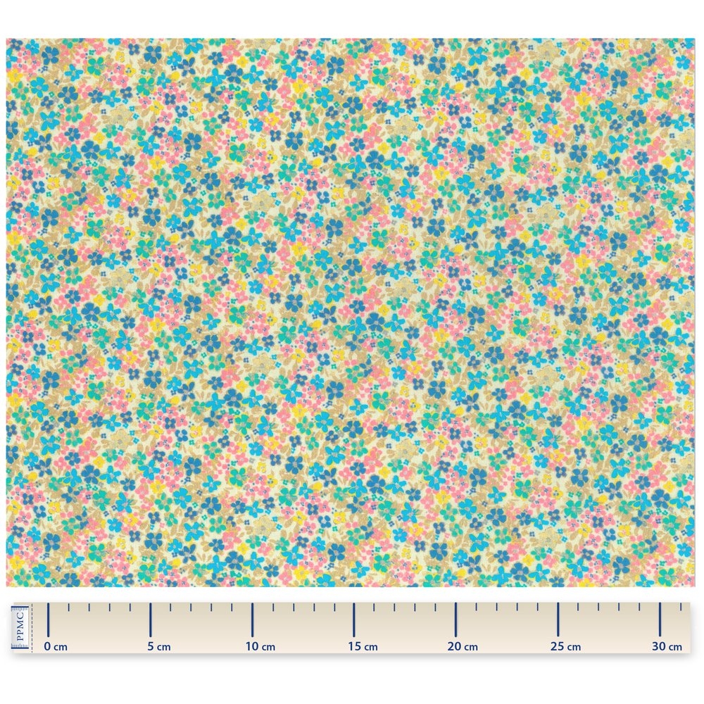 Coupon Tissu 1 M Pâquerette Vintage