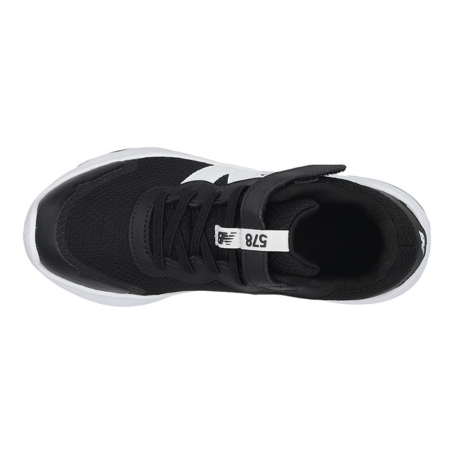 New Balance Chaussures de Running Fresh Foam 578 Bungee Lace - Noir/Blanc Enfant