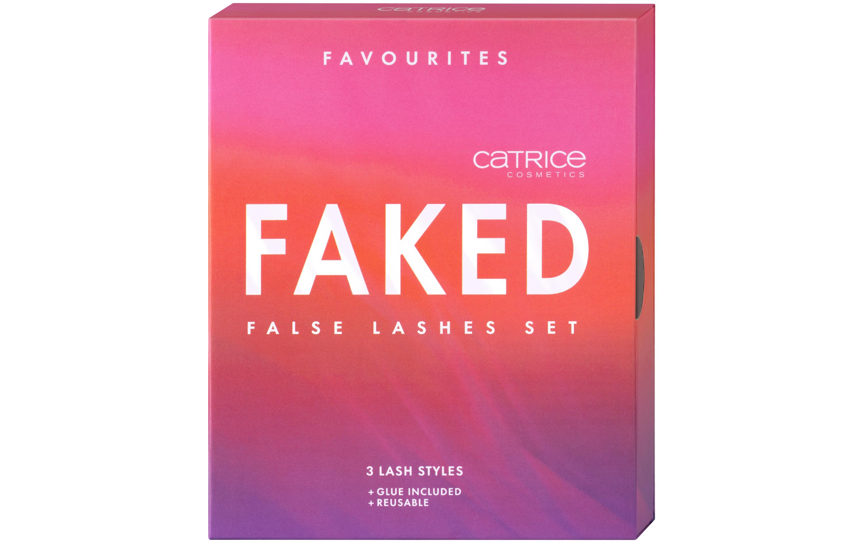 Faked False Lashes Set 01Set aus drei künstlichen Wimpern für abwechslungsreiche Looks