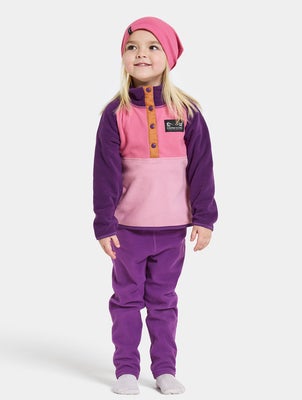 Didriksons Monte Fleecegenser, Light Heather Pink