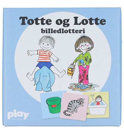 Forlaget Carlsen Bilder-Lotto - Totte und Lotte - 24 Teile