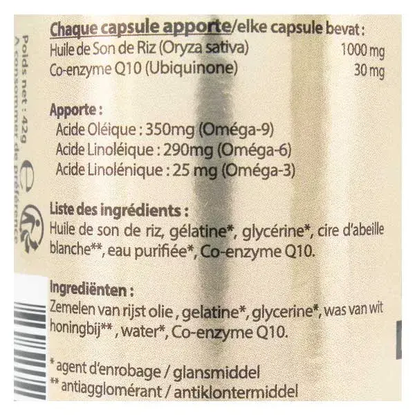 Vit'all+ Óleo de Farelo de Arroz 1000mg e Q10 30mg - 30 cápsulas