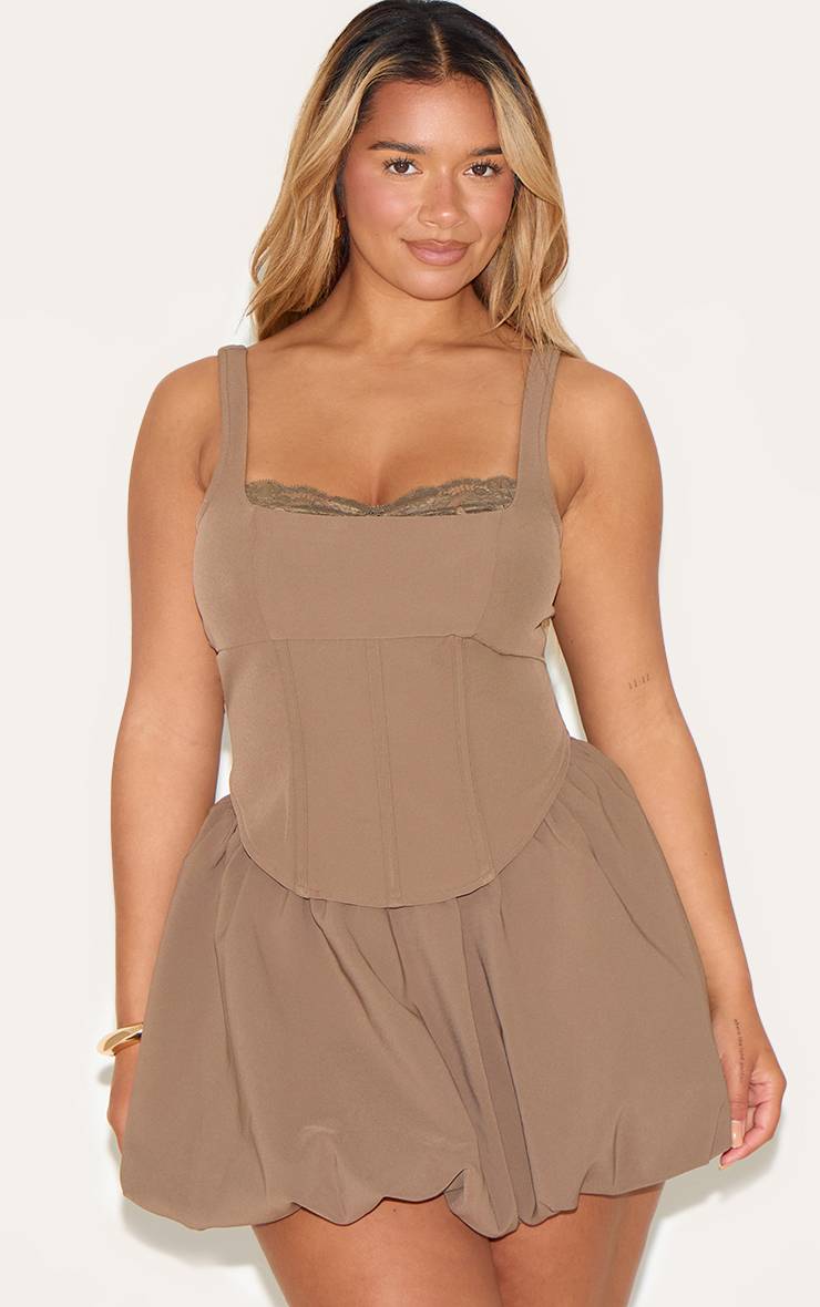 Moka Ensemble Top Corset À Bordure En Dentelle Shape