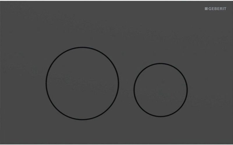 Geberit - Sigma 40 - Drukplaat - RVS Mat Zwart