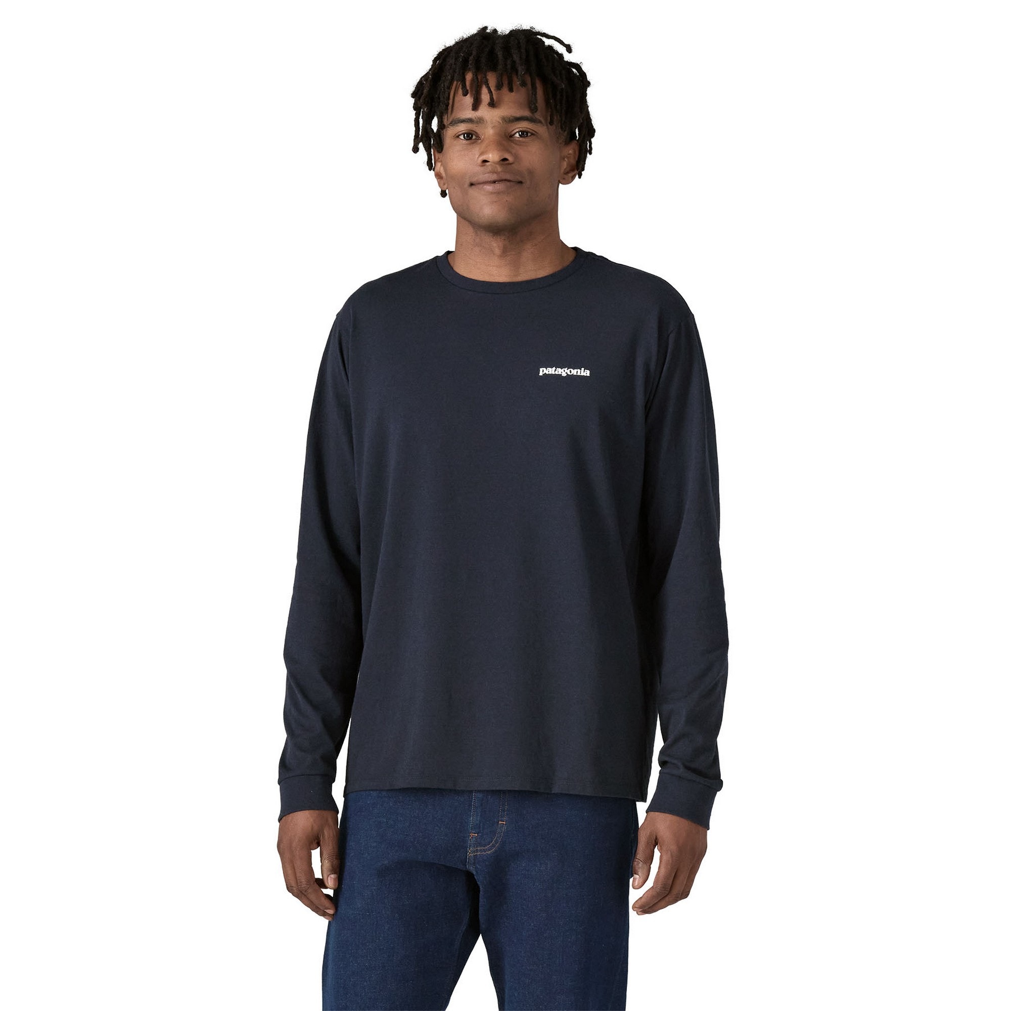 Patagonia L/S P-6 Logo Responsibili-Tee, M's<br>Kjenn på stoffet! Super behagelig