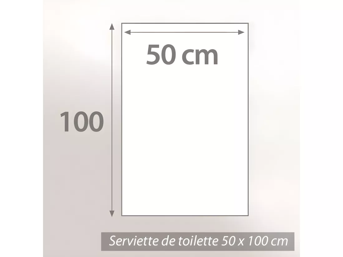 Serviette de toilette 50x100 cm coton 550 g/m2 PURE PRIMAVERA Orange Butane