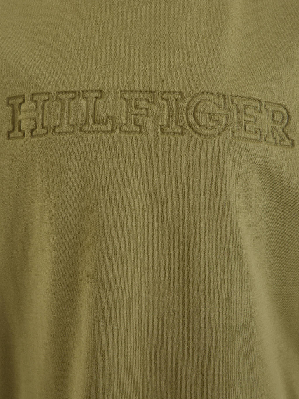Tommy Hilfiger T-shirt met logo mosgroen