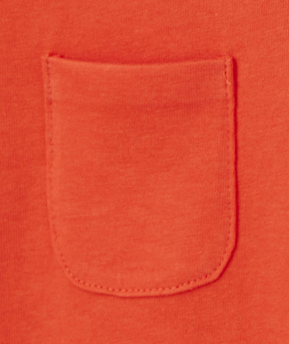 T-SHIRT BÉBÉ FILLE EN COTON BIO ROuGE