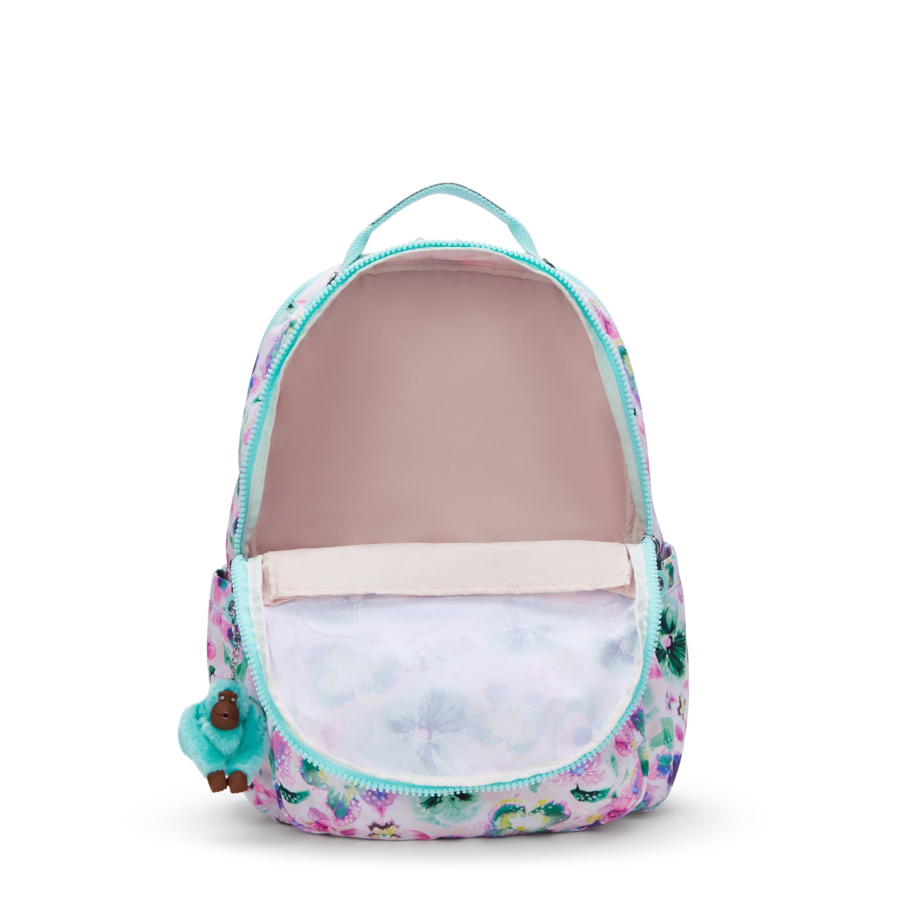 SEOUL LAP Grand sac à dos avec compartiment séparé pour ordinateur portable - Aqua Blossom