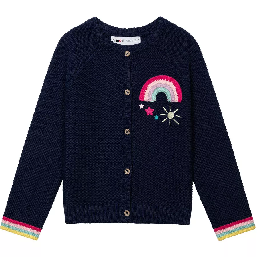 MINOTI Strickjacke Blau