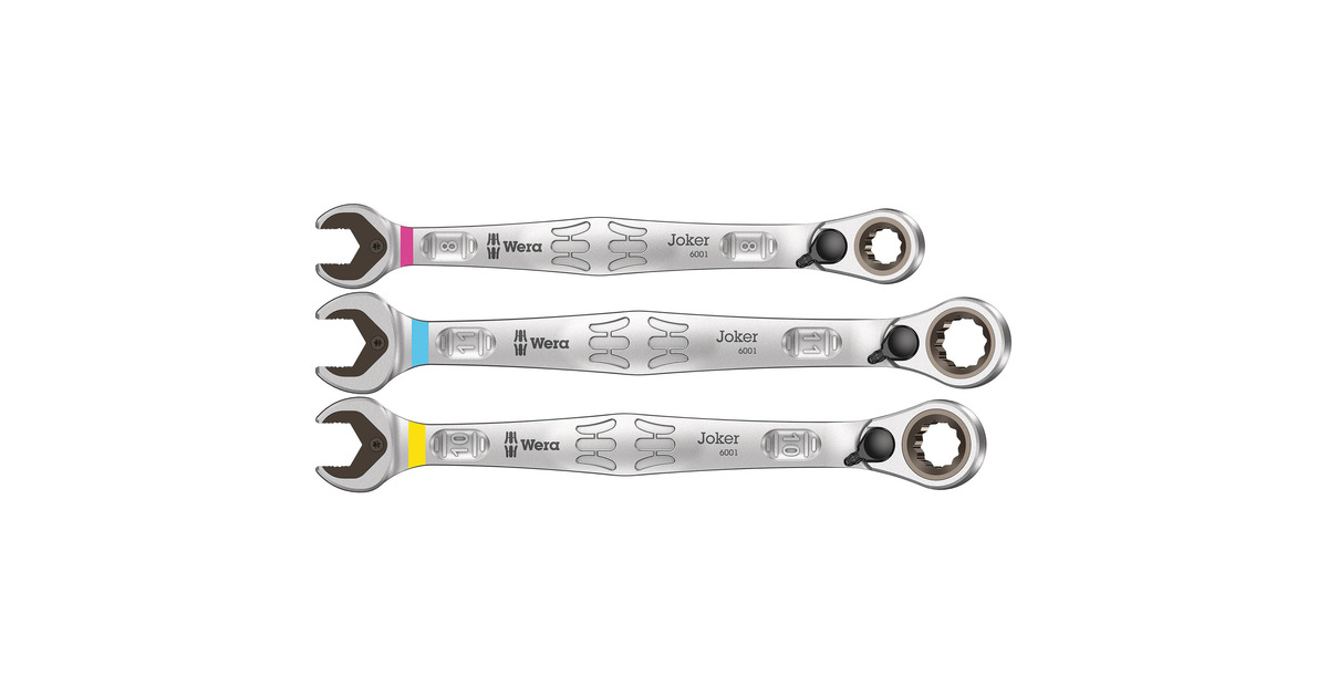 Wera9733 Schuimrubberen inzetstuk met 6001 Joker Switch Set 1, 11‑delig moersleutel  (Zwart/grijs)