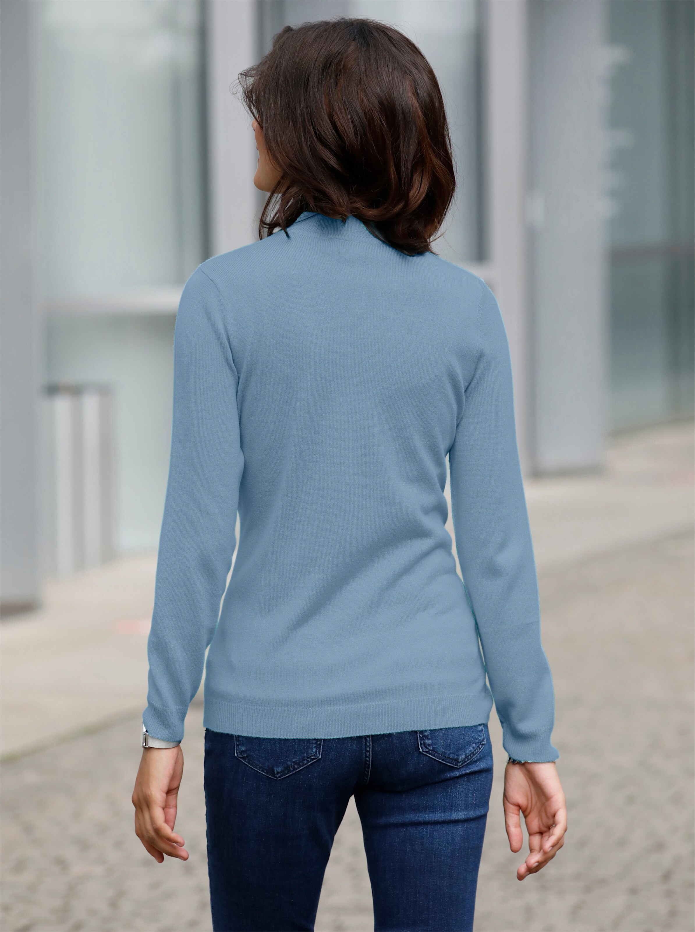 Stehkragenpullover