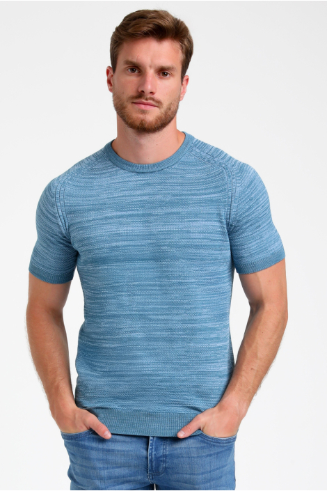 Gabbiano blauwe heren t-shirt